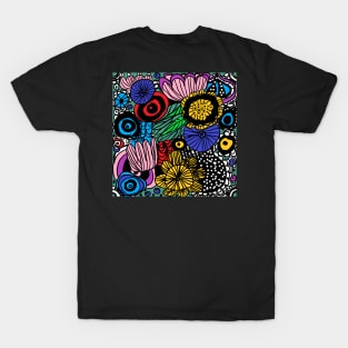 My garden full of flowers, Flower patterns T-Shirt